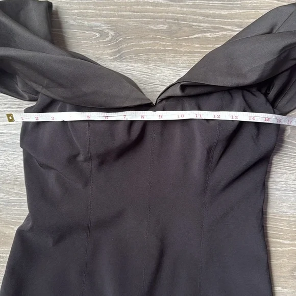 ML Monique Lhuillier Luna Crepe Mini Dress - Picture 12 of 13